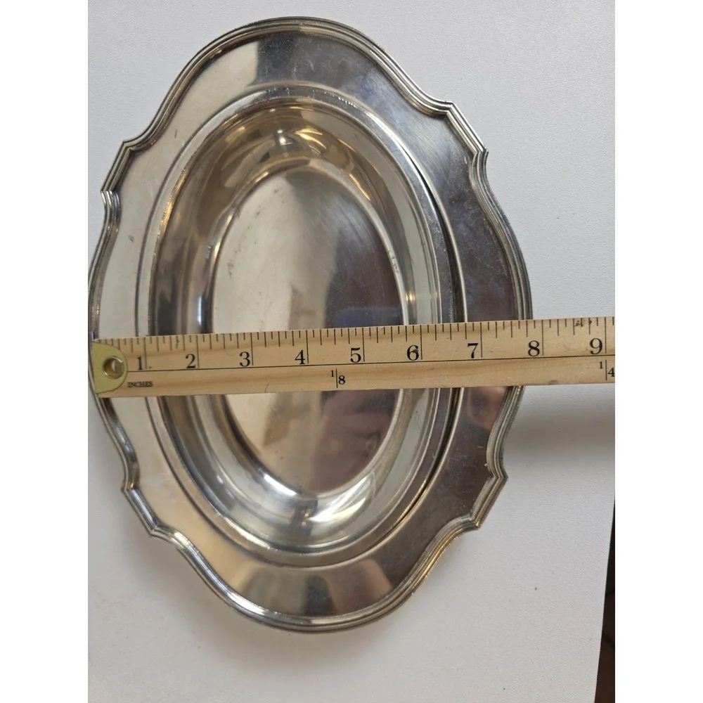 Vintage Sheffield Silverplated Tray Two Piece 544 11b‎